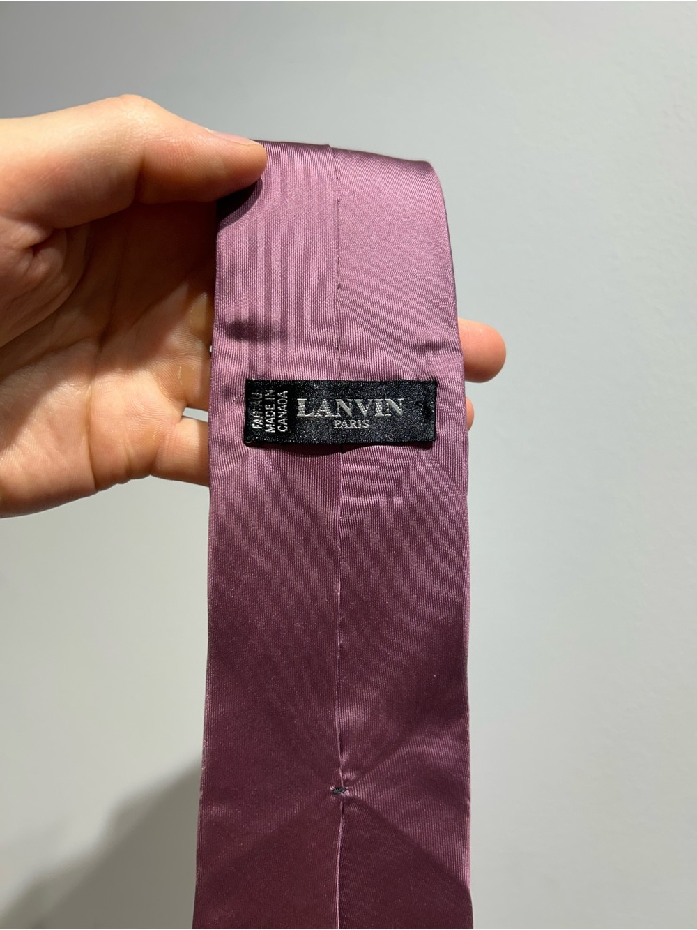 Lanvin silk tie 8.5 cm / 3.3 inch